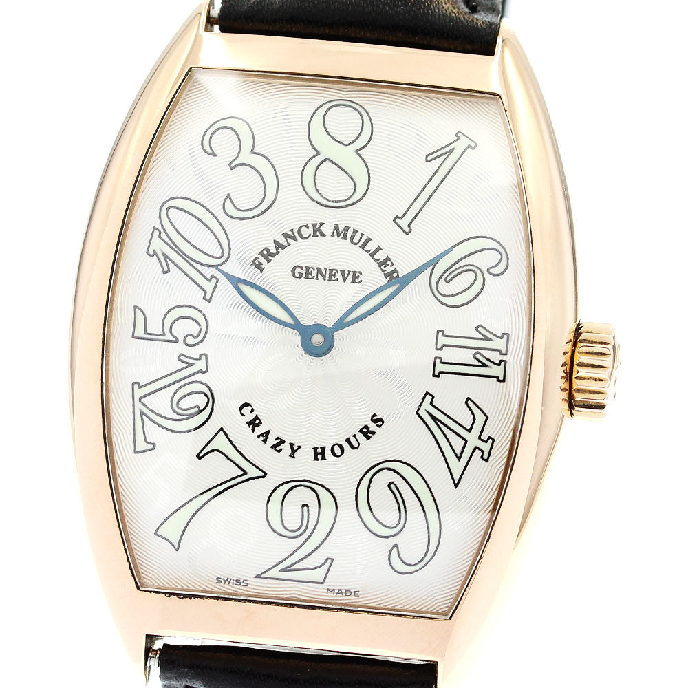 FRANCK MULLER Tonneau Carbex Crazy Hours 7851CH 18K Pink Gold AT Men's_865179