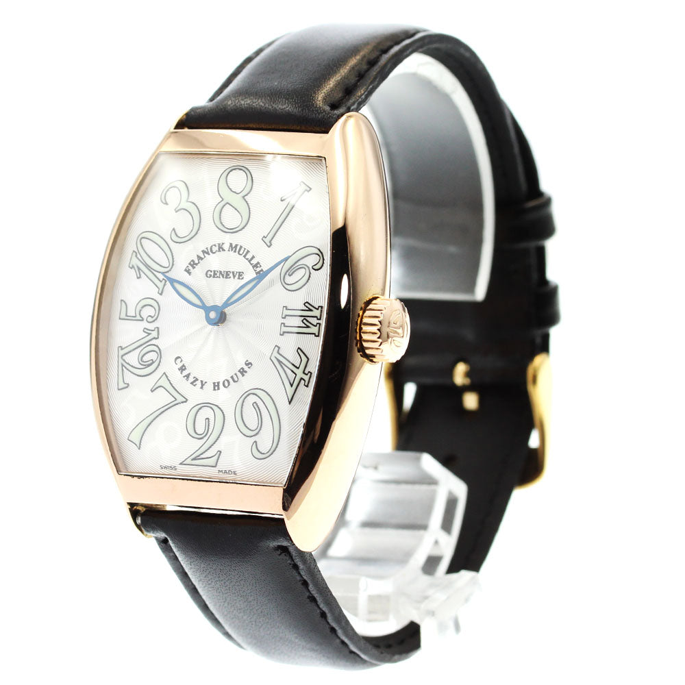 FRANCK MULLER Tonneau Carbex Crazy Hours 7851CH 18K Pink Gold AT Men's_865179