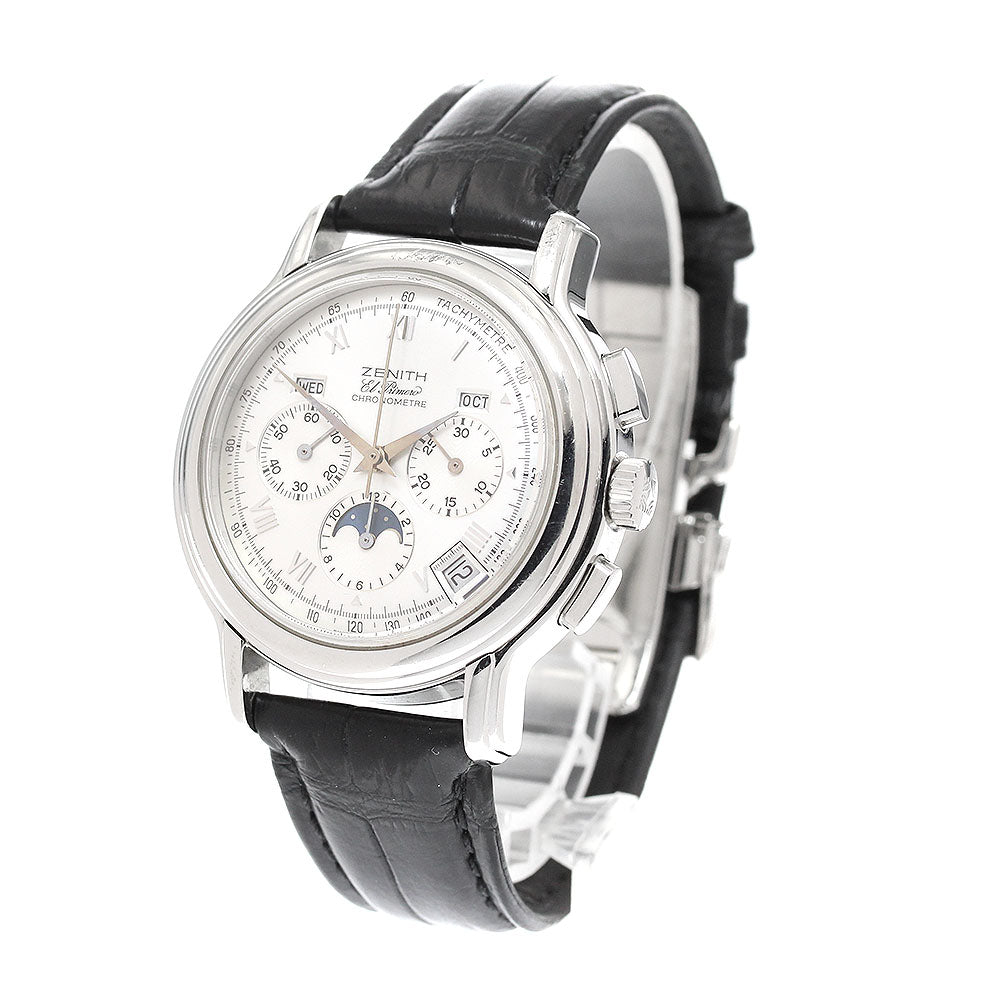 ZENITH Chronomaster 14/01.0240.410 Moon phase Triple calendar Silver Dial Automatic Men's Watch_865182