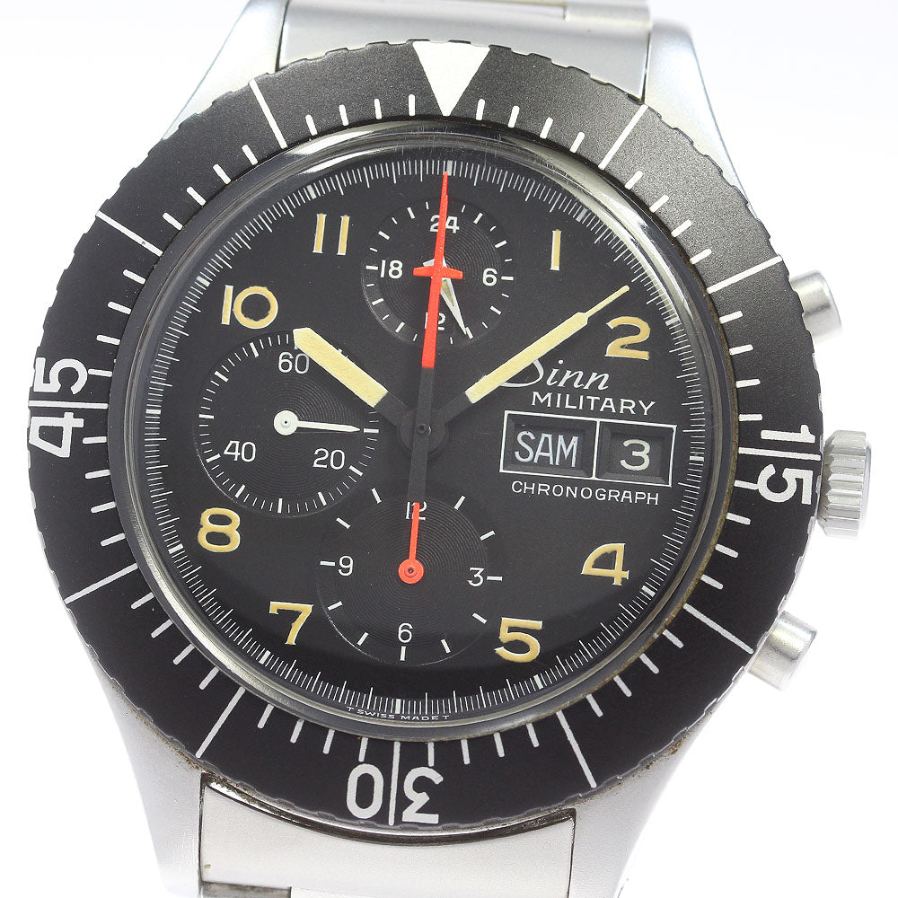 Sinn military Day-Date Chronograph Black Dial Automatic Men's Watch_865183