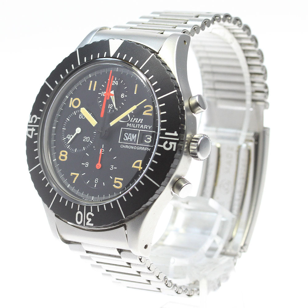 Sinn military Day-Date Chronograph Black Dial Automatic Men's Watch_865183