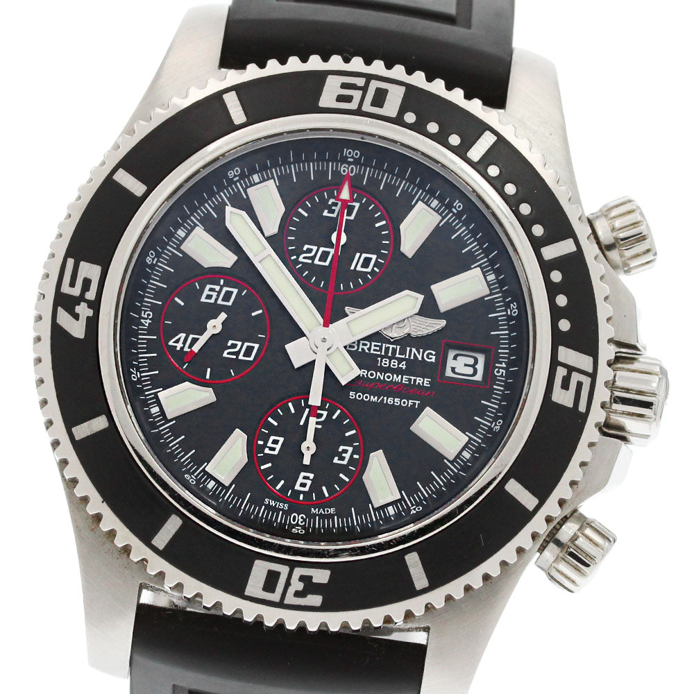 BREITLING Super Ocean A13341 Chronograph black Dial Automatic Men's Watch_865192