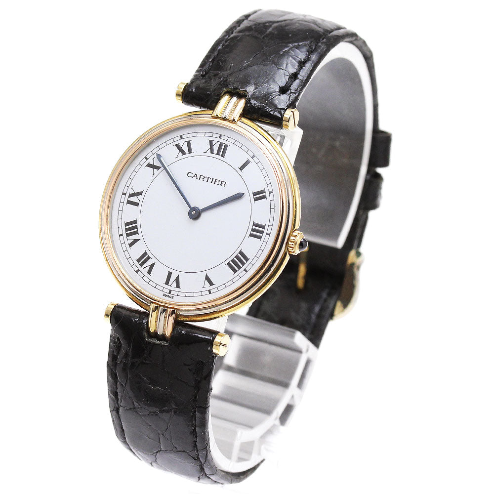 CARTIER Vendome Trinity 18K white Dial Quartz Ladies Watch_865209