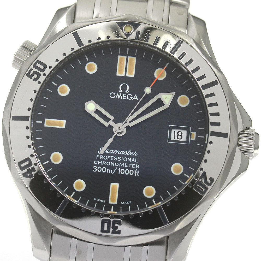 OMEGA Seamaster300 2532.80 Date Navy Dial Automatic Men's Watch_865217