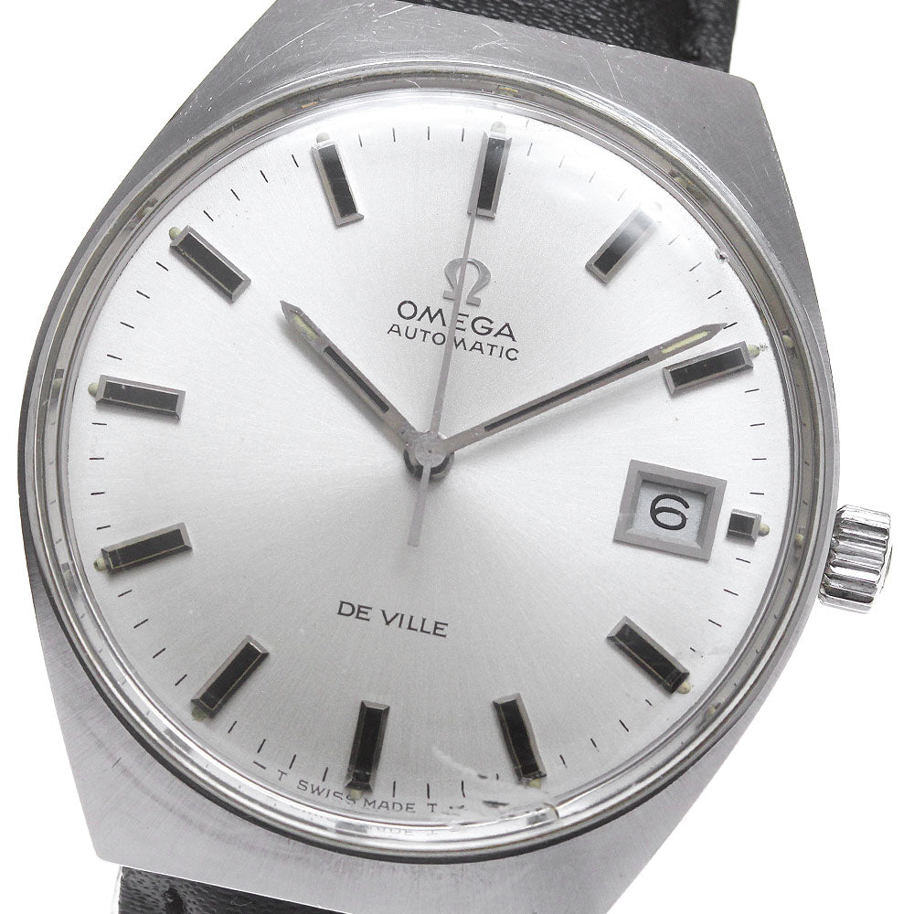 OMEGA De Ville 166.051 Date Silver Dial Automatic Men's Watch_865229