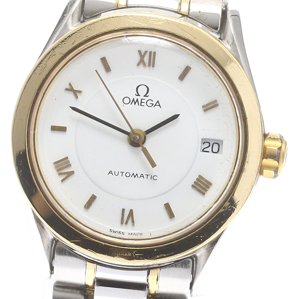 OMEGA Classic 3370.20 Date White Dial Automatic Ladies Watch_865294