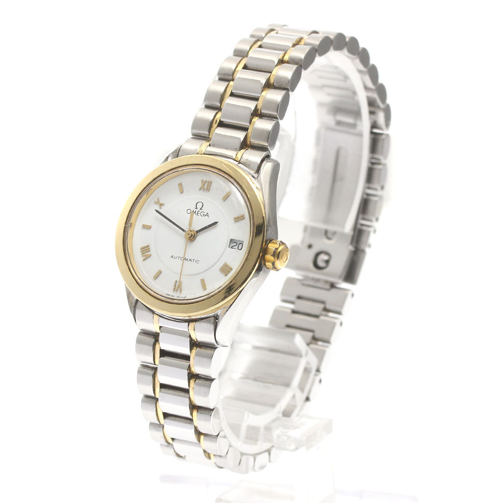 OMEGA Classic 3370.20 Date White Dial Automatic Ladies Watch_865294