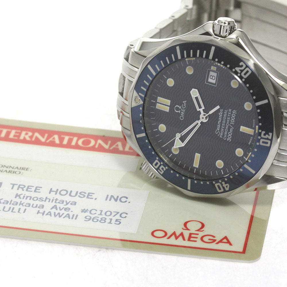 OMEGA Seamaster300 2531.80 Date Navy Dial Automatic Men's Watch_865295