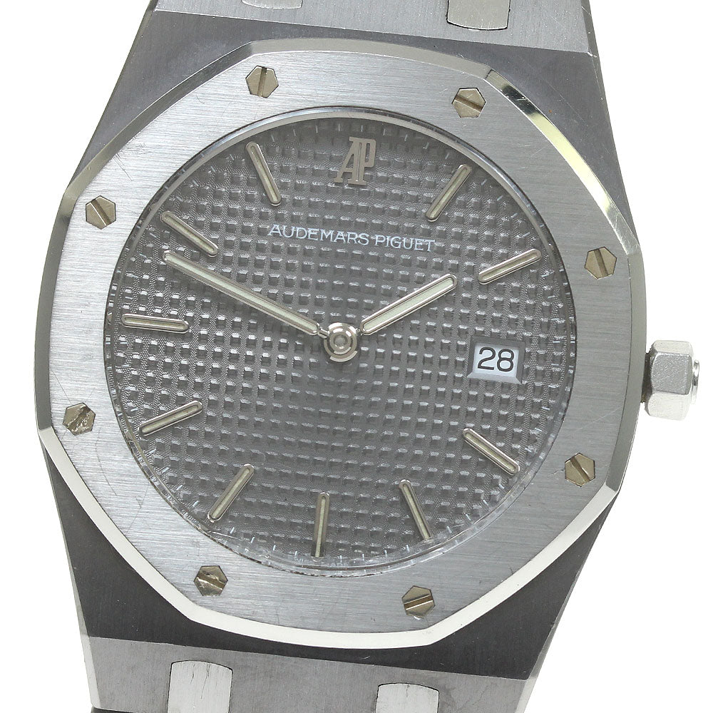 AUDEMARS PIGUET Royal oak D5973 Date gray Dial Quartz Men's Watch_865297