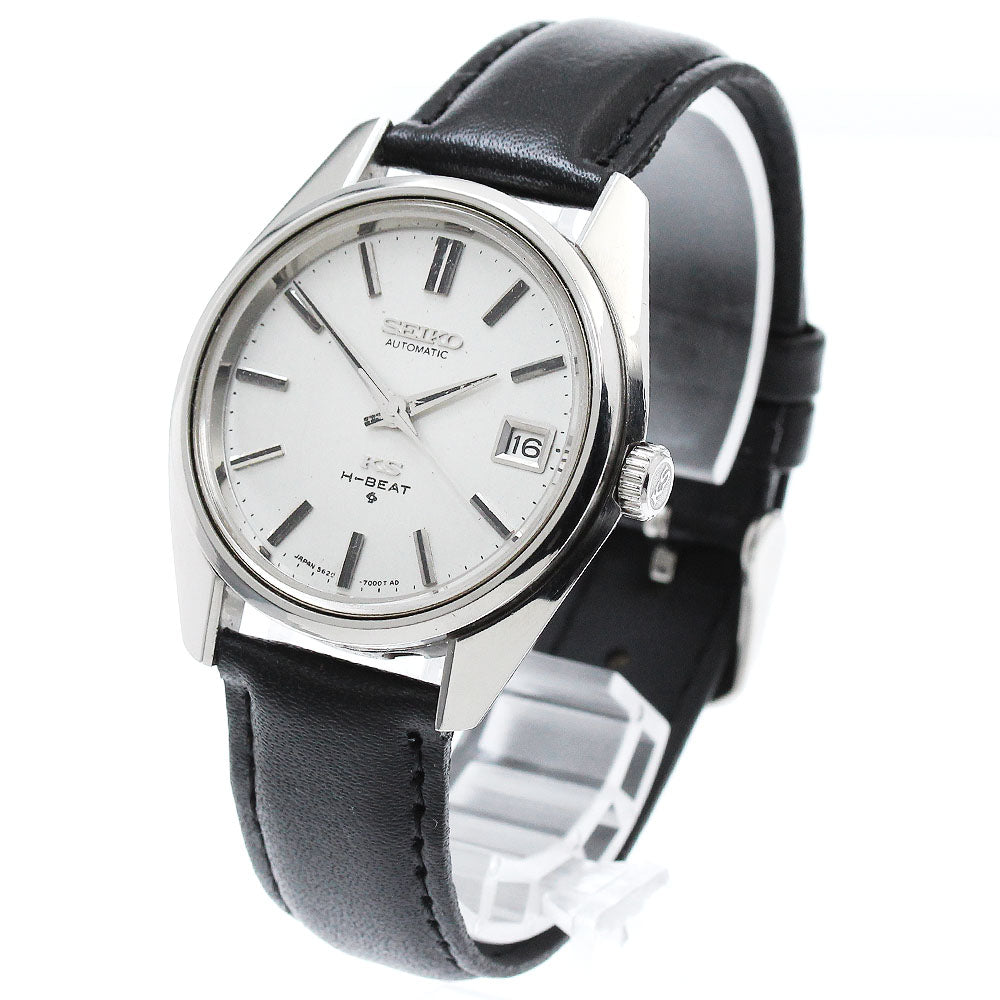 SEIKO King Seiko 5625-7000 Date Hi-Beat Silver Dial Automatic Men's Watch_865309