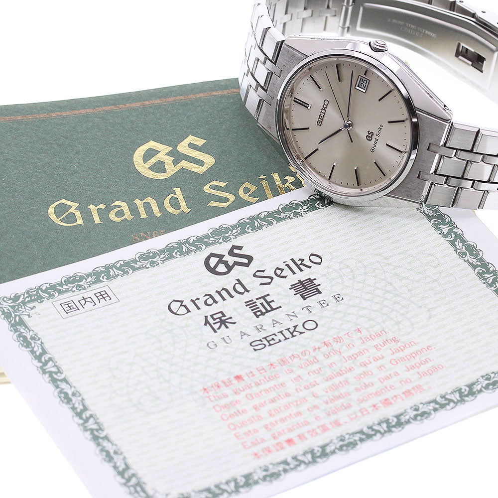 SEIKO Grand Seiko SBGS003/9587-8000 Date Silver Dial Quartz Men's Watch_865332