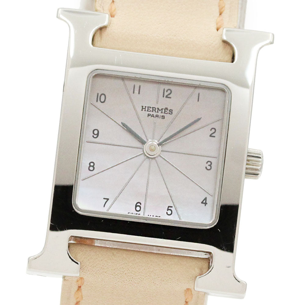 HERMES H watch HH1.210 shell Dial Quartz Ladies Watch_865345