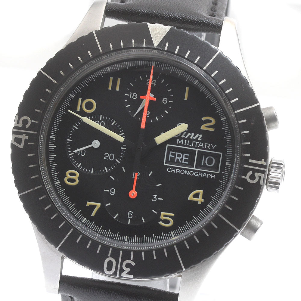 Sinn military pilot 156.B Chronograph day date black Dial Automatic Men's_865347