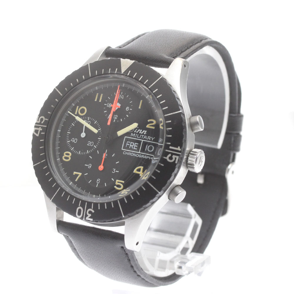 Sinn military pilot 156.B Chronograph day date black Dial Automatic Men's_865347