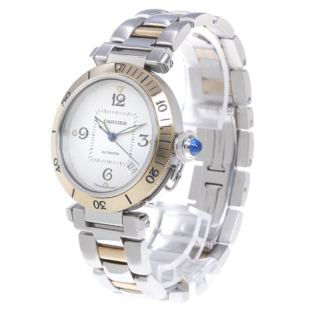 CARTIER Pasha 38mm W31035T6 Silver Dial Automatic Men's Watch_865357