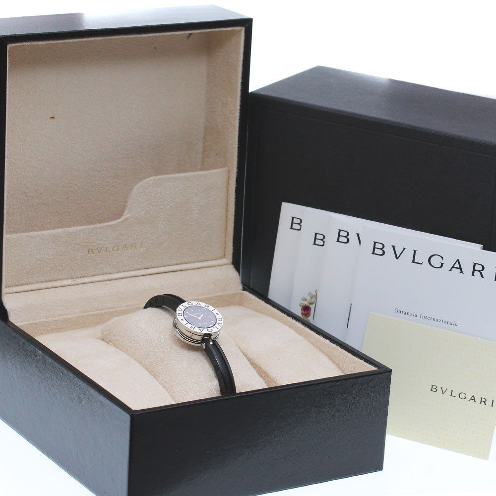 BVLGARI B-zero1 BZ22S Bangle M size black Dial Quartz Ladies Watch_865374