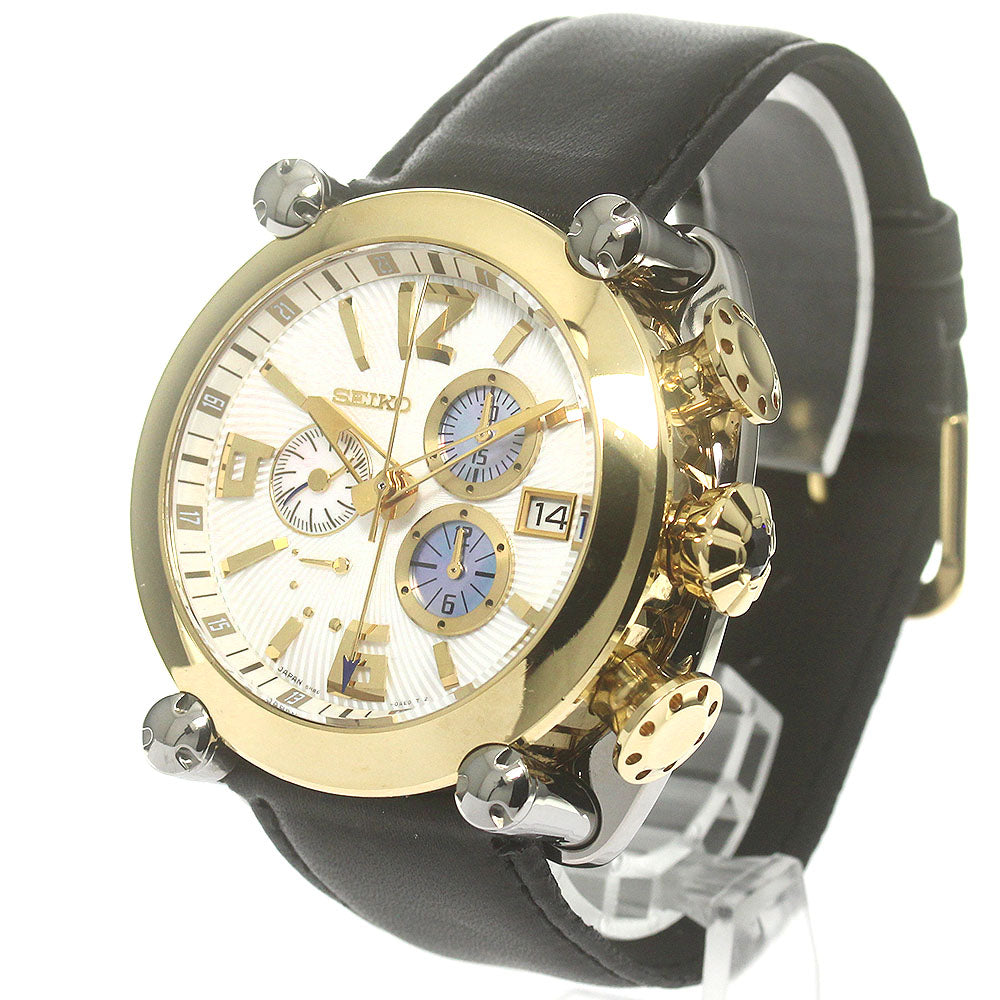 SEIKO Galante SBLA044/5R86-0AF0 GMT Chronograph Spring drive Men's Watch_865382
