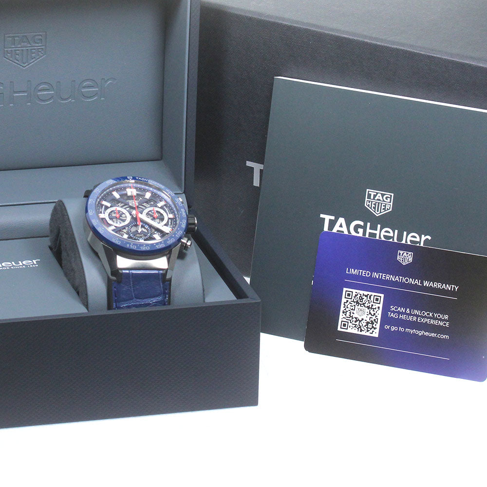 TAG HEUER Carrera Caliber Heuer 02 CBG2011-0 Chronograph skeleton Dial Automatic Men's Watch_865396