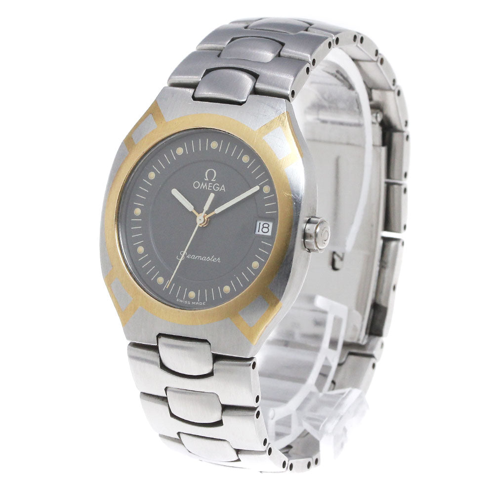 OMEGA Seamaster Polaris Date Gray Dial Quartz Men's Watch_865402