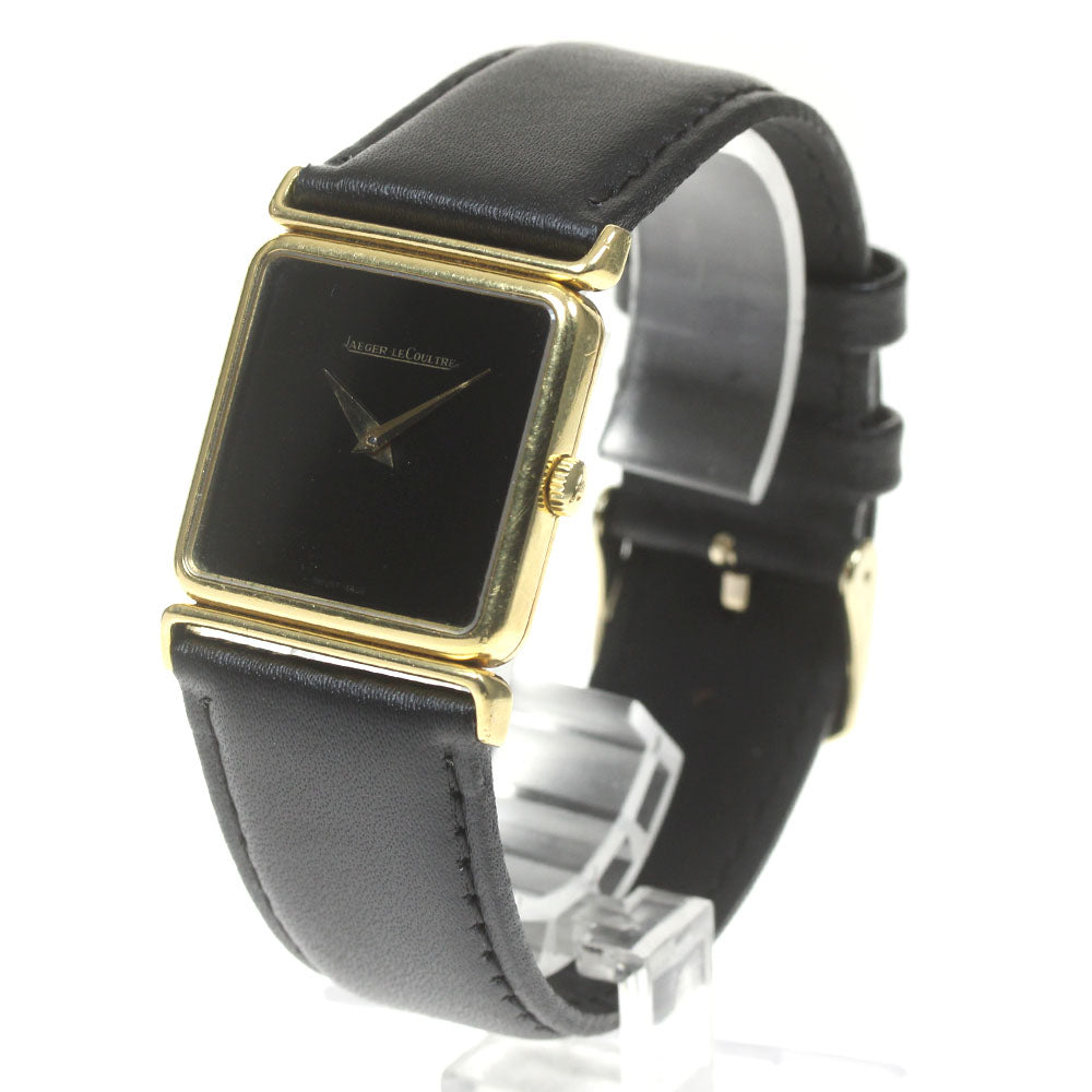JAEGER-LECOULTRE 9117.21 K18YG cal.818/3 black Dial Hand Winding Men's_865405