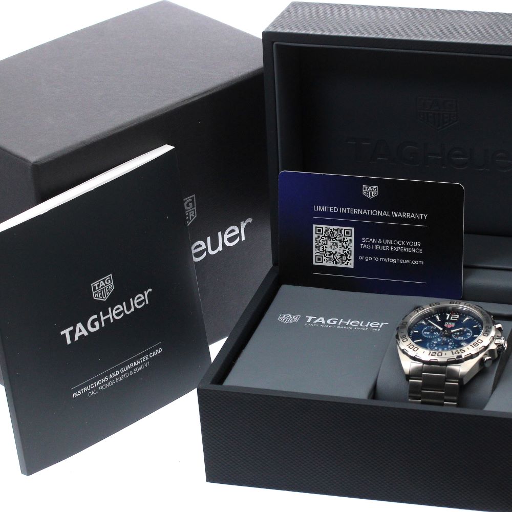 TAG HEUER Formula 1 CAZ101K.BA0842 Chronograph blue Dial Quartz Men's_865413