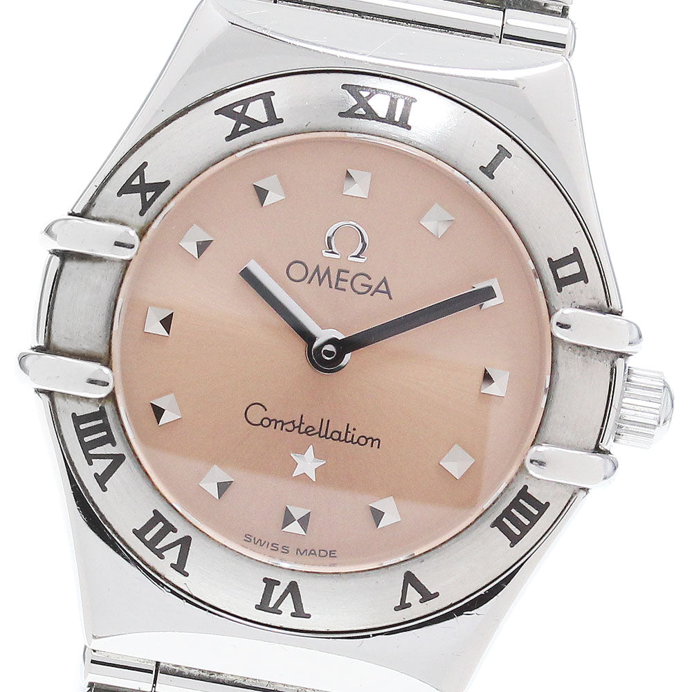 OMEGA Constellation Mini My Choice 1561.61 Pink Dial Quartz Ladies Watch_865424