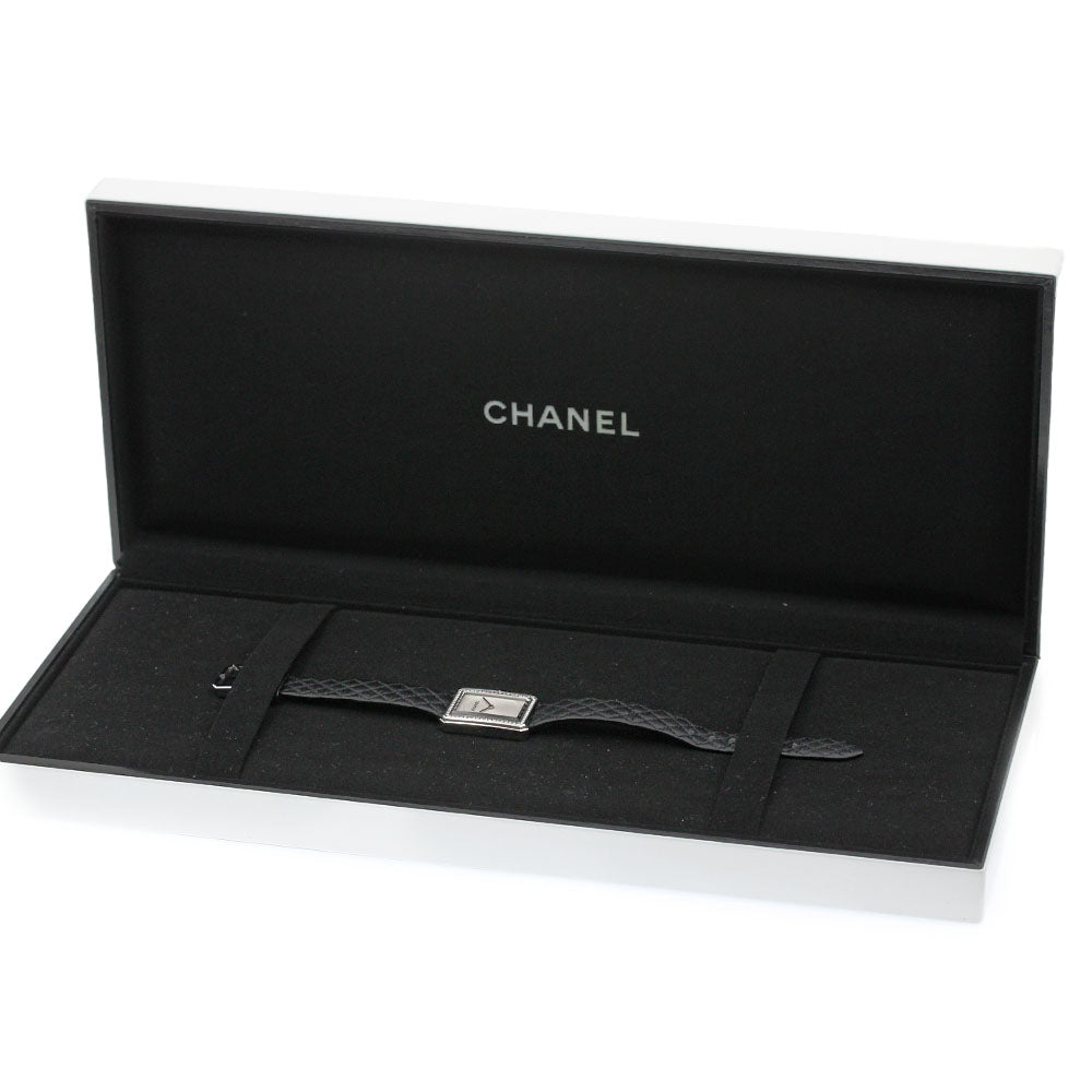 CHANEL Boy friend H6955 Diamond Bezel Silver Dial Quartz Boy's Watch_865869
