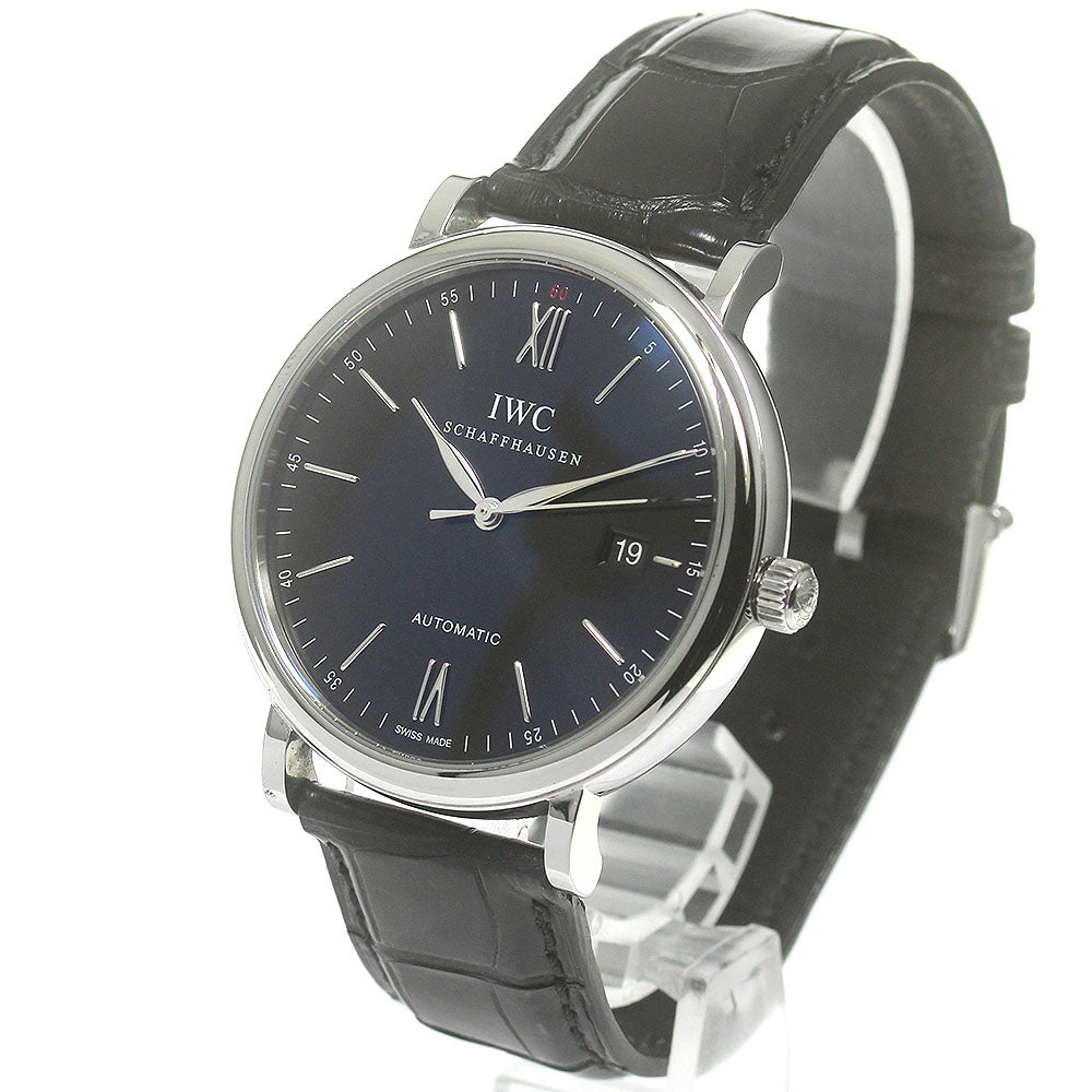 IWC SCHAFFHAUSEN Portofino IW356502 Date black Dial Automatic Men's Watch_865878