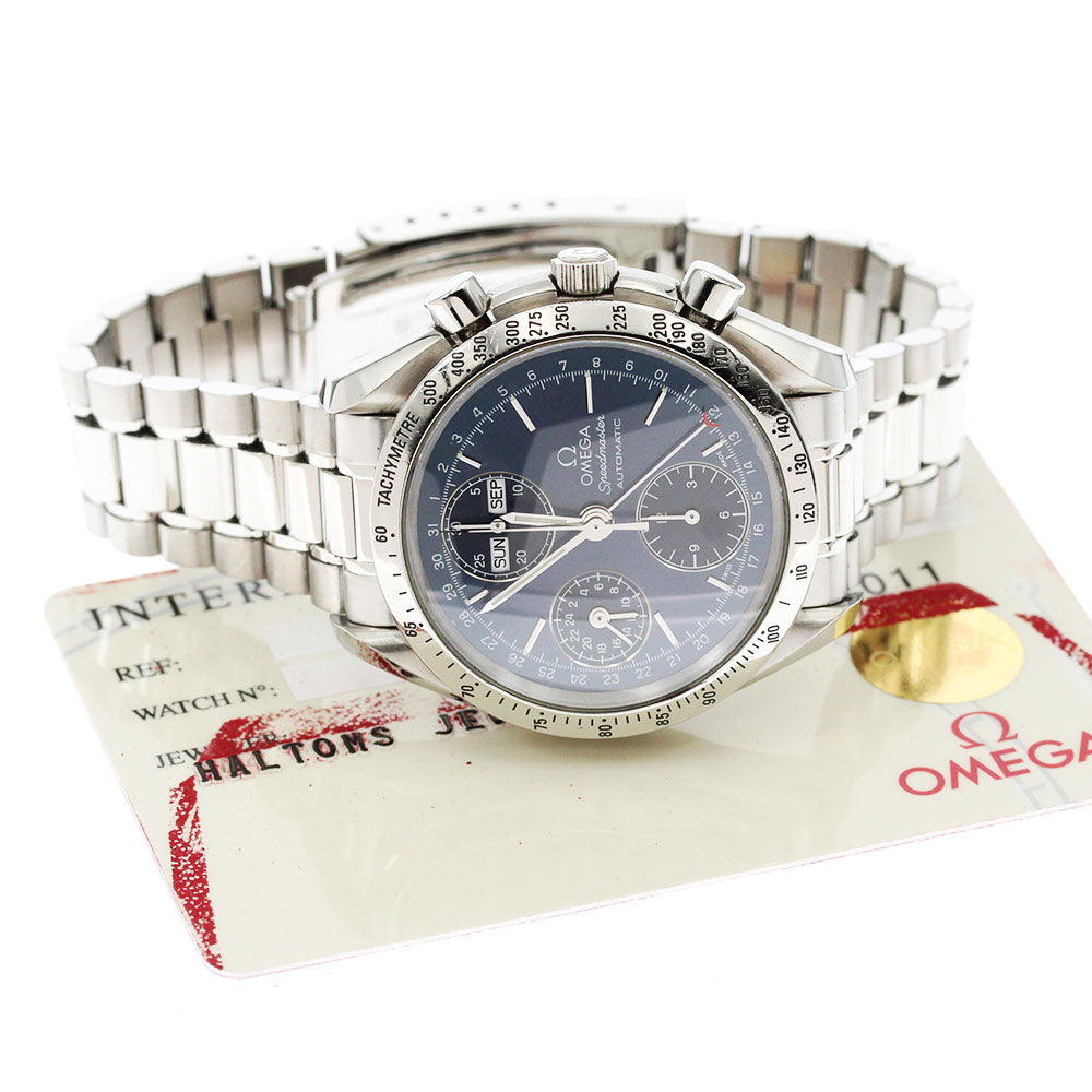 OMEGA Speedmaster 3521.80 Triple calendar Navy Dial Automatic Men's Watch_865961