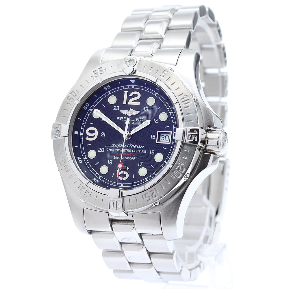 BREITLING Super Ocean A17390 Date black Dial Automatic Men's Watch_865983