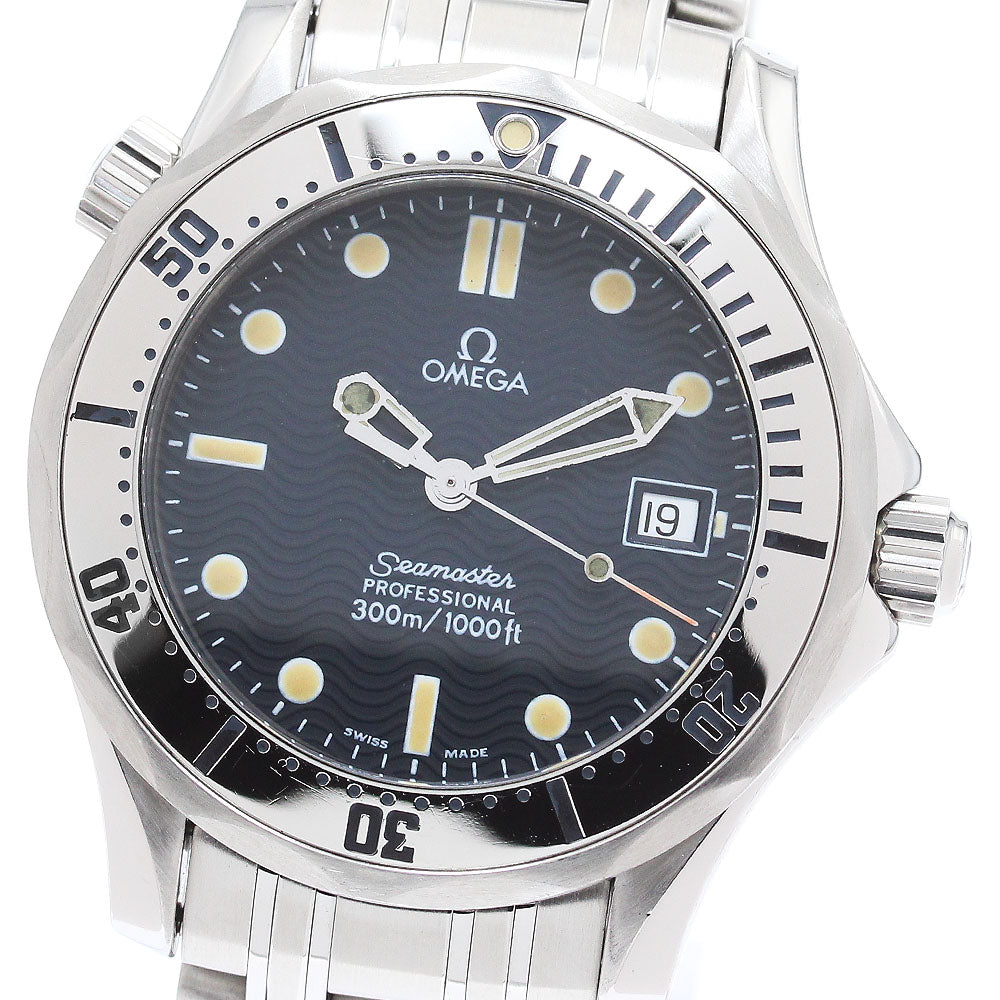 OMEGA Seamaster300 2562.80 Date black Dial Quartz Boy's Watch_866007