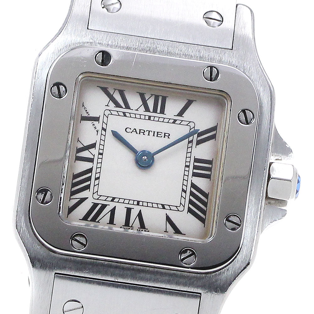 CARTIER Santos GalbeeSM W20056D6 beige Dial Quartz Ladies Watch_866015