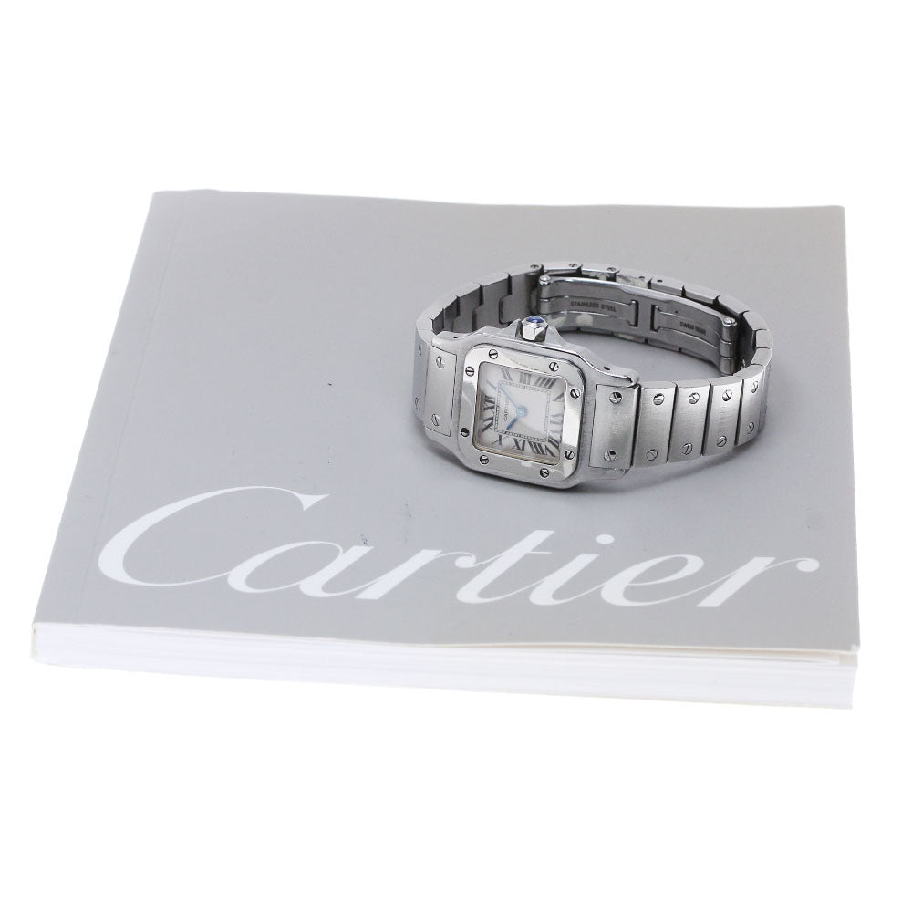 CARTIER Santos GalbeeSM W20056D6 beige Dial Quartz Ladies Watch_866015