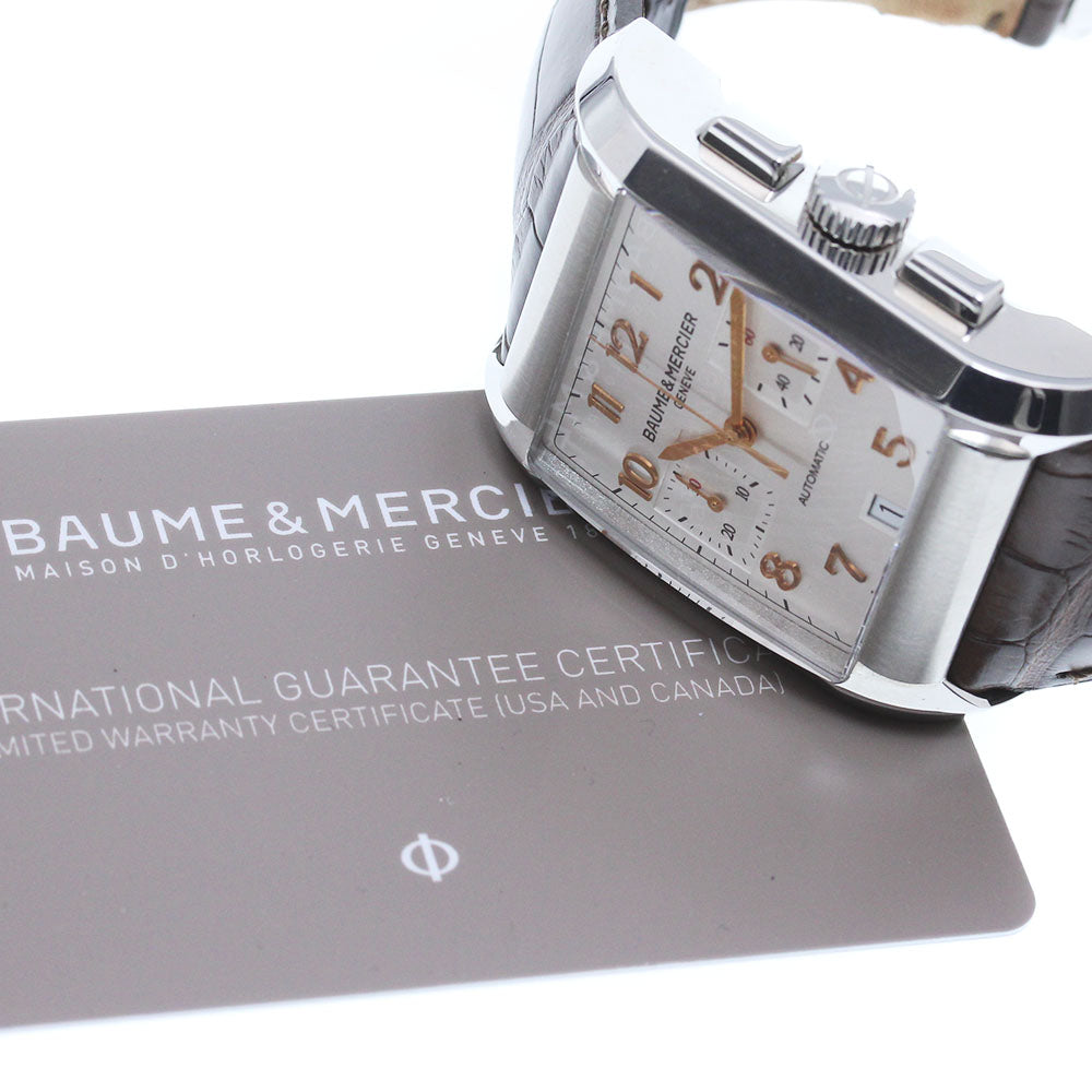 Baume & Mercier Hampton Chronograph M0A10029 Chronograph Silver Dial Automatic Men's Watch_866046