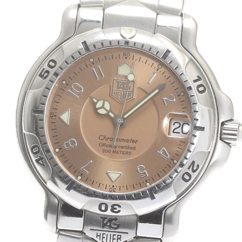 TAG HEUER 6000 series WH5216-K1 Date Orange Dial Automatic Men's Watch_866053