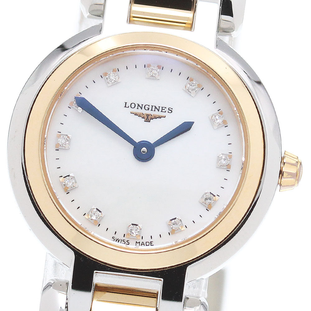 LONGINES Primalna L8.109.5 12P diamond Quartz Ladies Watch_866054