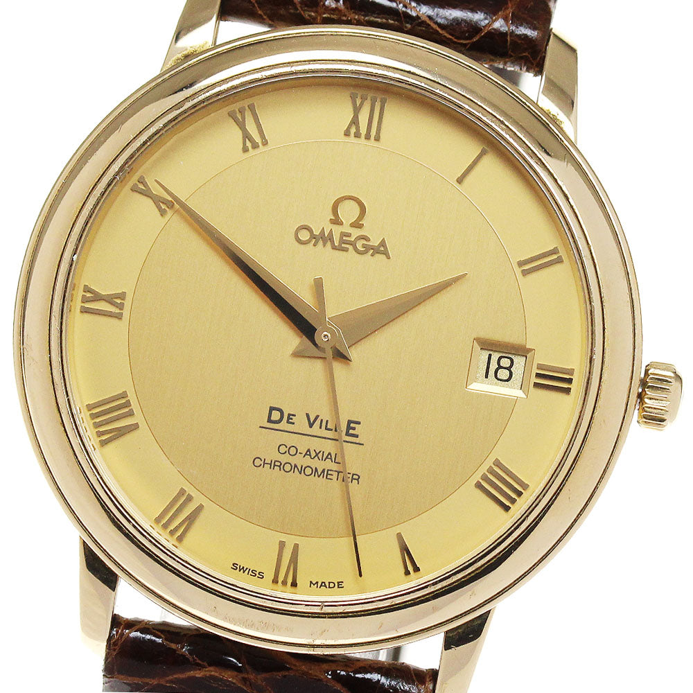 OMEGA De Ville Prestige 4617.11.02 18K Yellow Gold gold Dial Automatic Men's Watch_866080