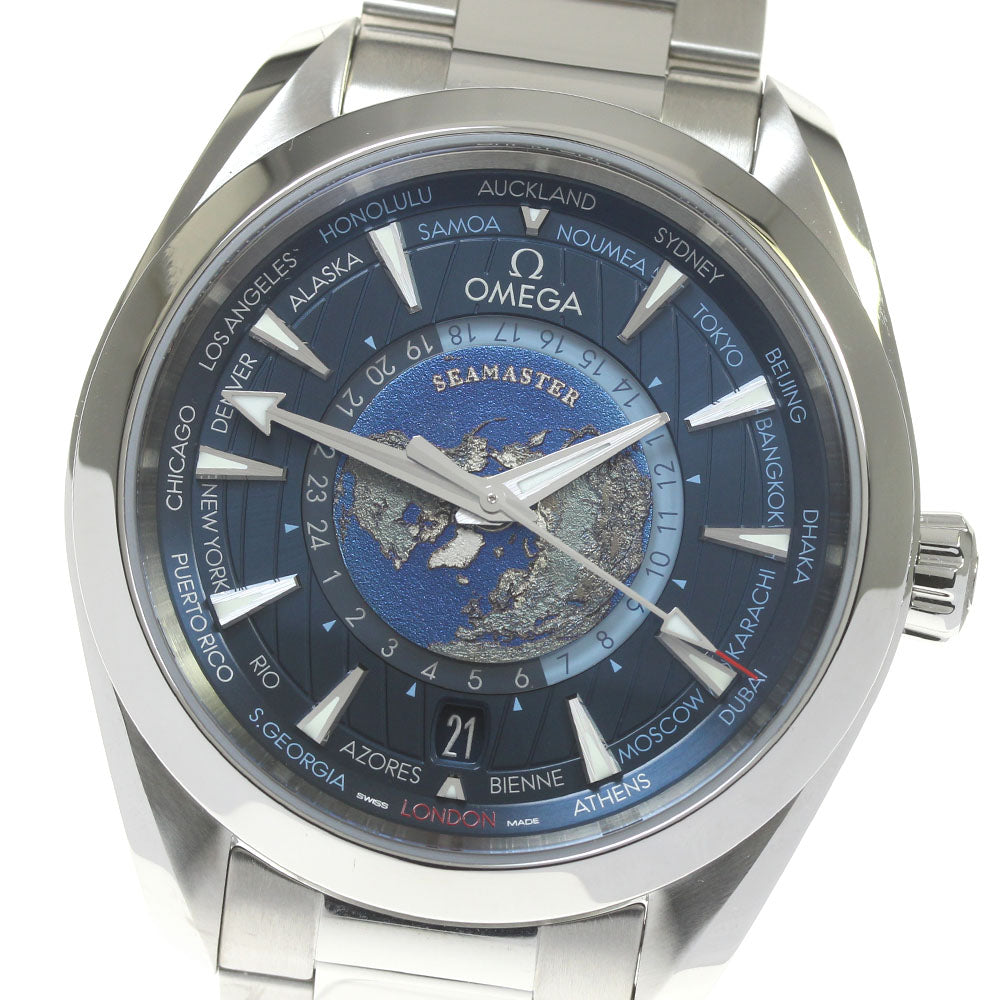 OMEGA Seamaster Aqua Terra 220.10.43.22.03.001 World timer AT Men's Watch_866081