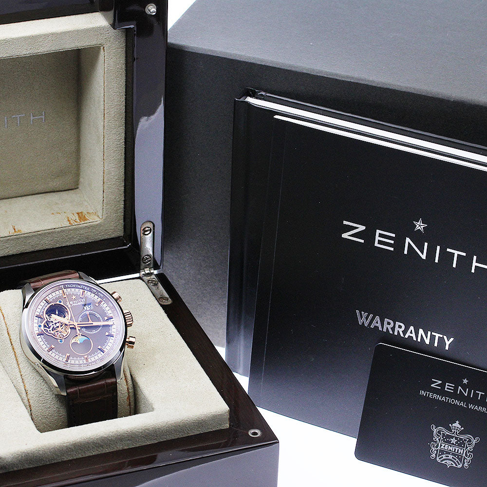 ZENITH El Primero Chronomaster 51.2161.4047 Moon & Sun Phase Brown Dial Automatic Men's Watch_866112