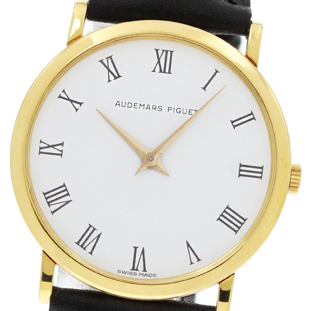 AUDEMARS PIGUET K18YG Cal.2080 white Dial Hand Winding Men's Watch_866116