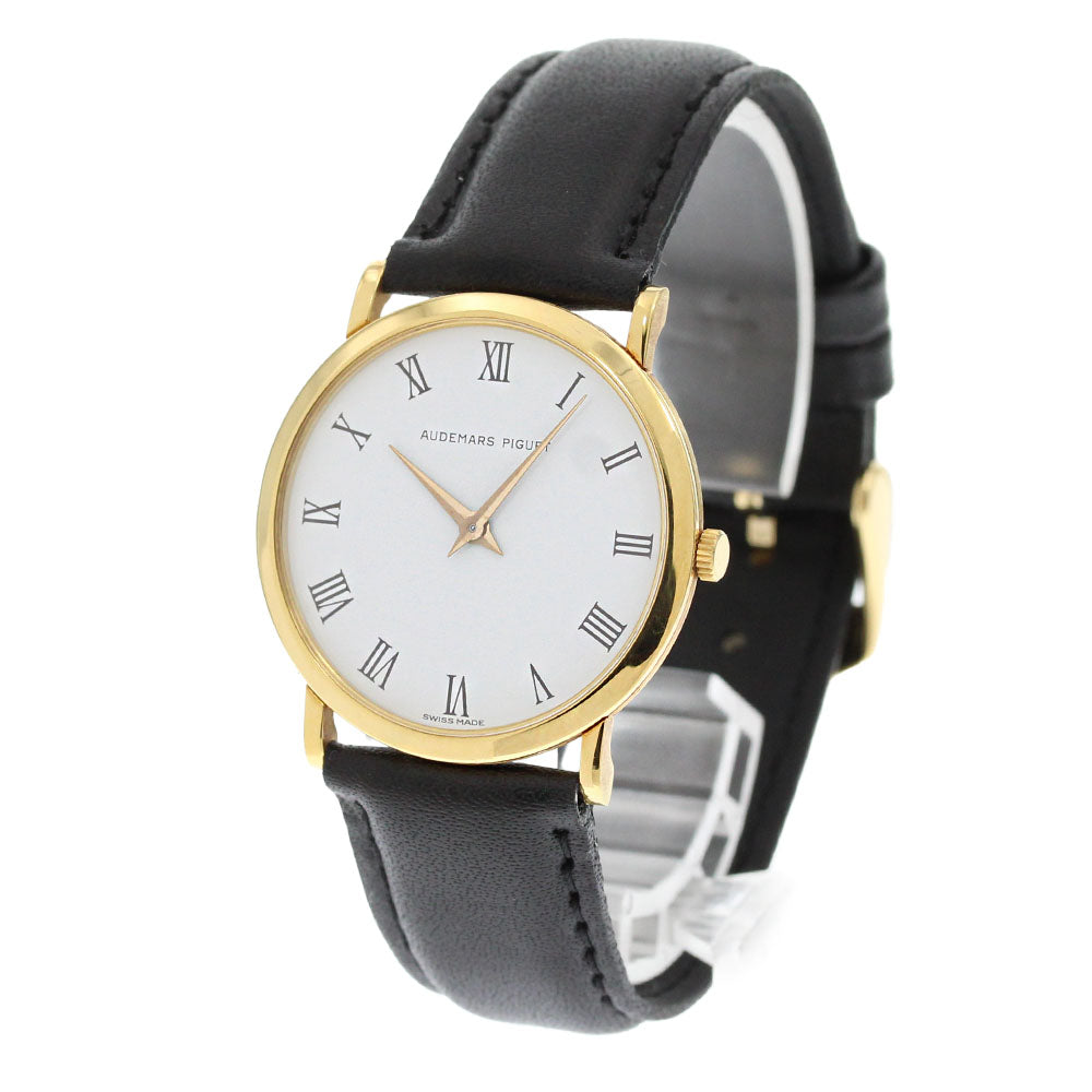 AUDEMARS PIGUET K18YG Cal.2080 white Dial Hand Winding Men's Watch_866116