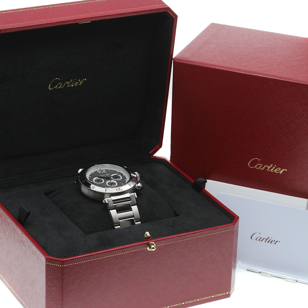 CARTIER Pasha de Cartier watch WSPA0027 Chronograph Gray / white Dial Automatic Men's Watch_866120