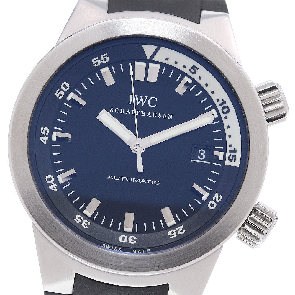 IWC SCHAFFHAUSEN Aquatimer Automatic IW354807 Date black Dial Automatic Men's Watch_866136