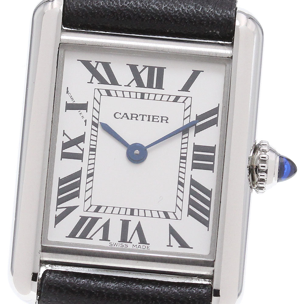 CARTIER tank mast SM WSTA0042 Silver Dial Quartz Ladies Watch_866167