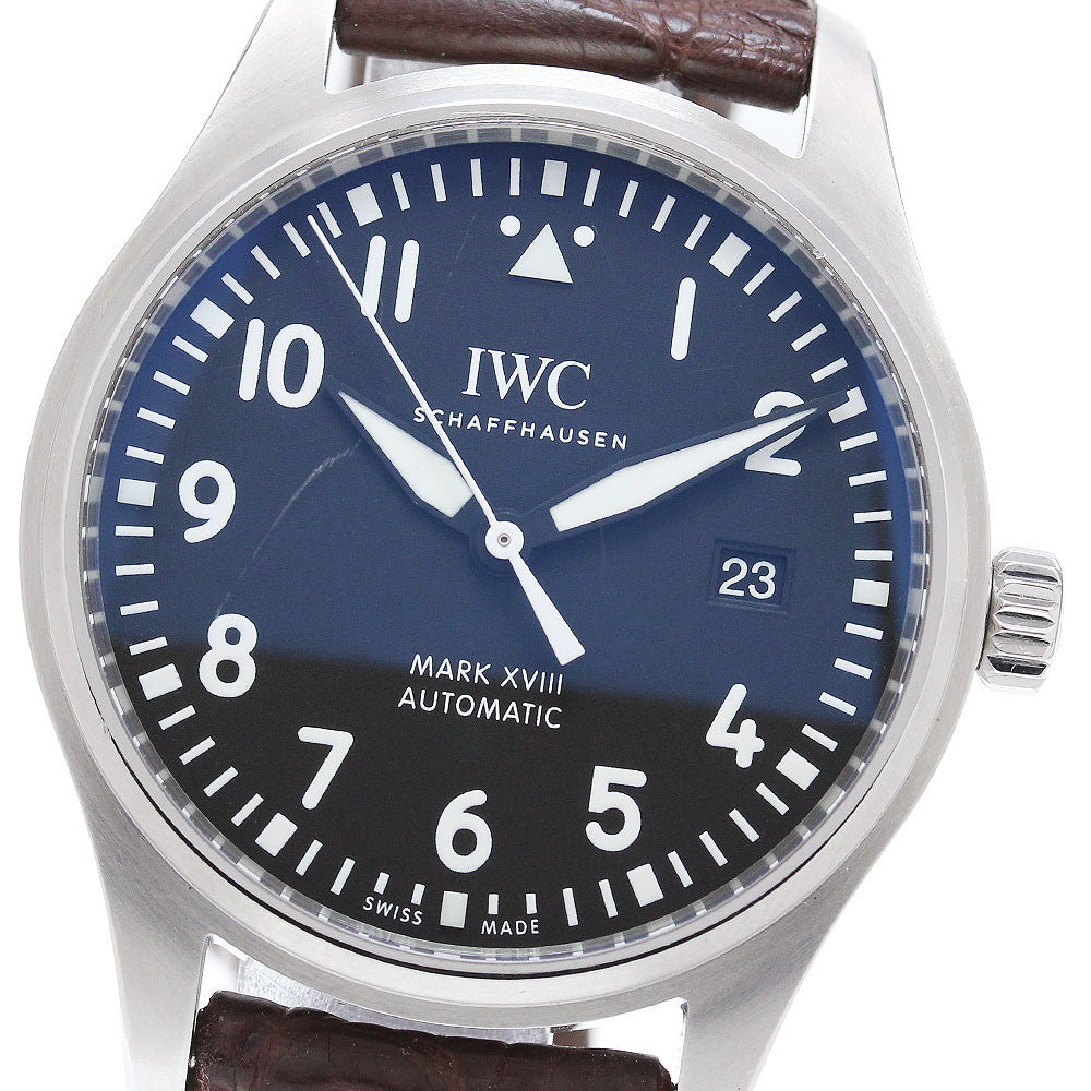 IWC SCHAFFHAUSEN Pilot watch mark XVIII IW327009 Date black Dial Automatic Men's Watch_866189