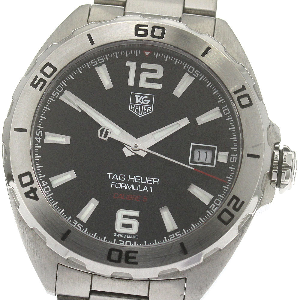 TAG HEUER Formula 1 caliber 5 WAZ2113 Date Black Dial Automatic Men's _866218