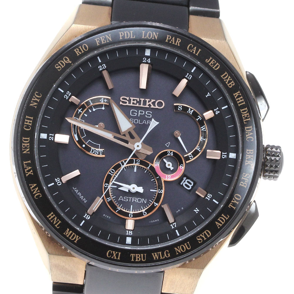 SEIKO Astron SBXB126/8X53-0AV0-2 GPS Solar Powered Radio Men's Watch_866239