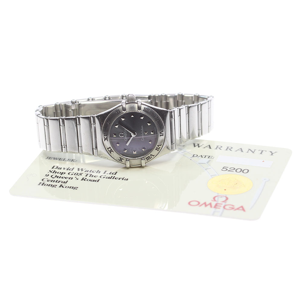 OMEGA Constellation Mini My Choice 1561.51 Gray Dial Quartz Ladies Watch_866276