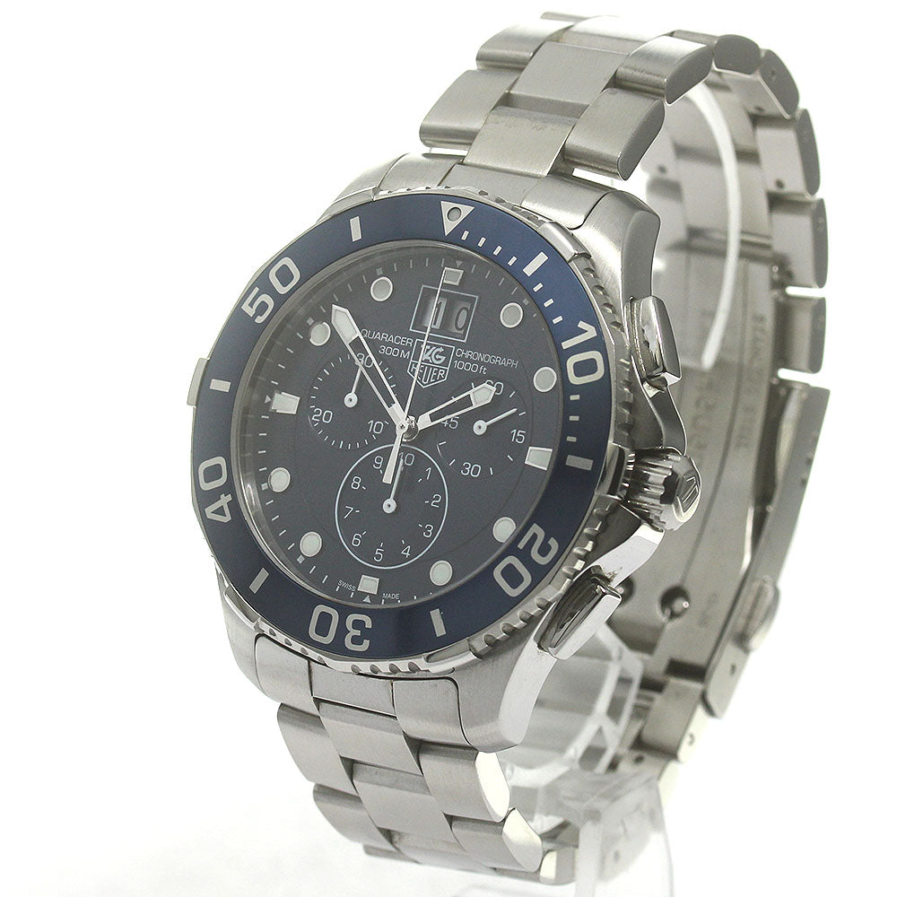 TAG HEUER Aqua racer CAN1011 Big Date Chronograph Quartz Men's Watch_866279