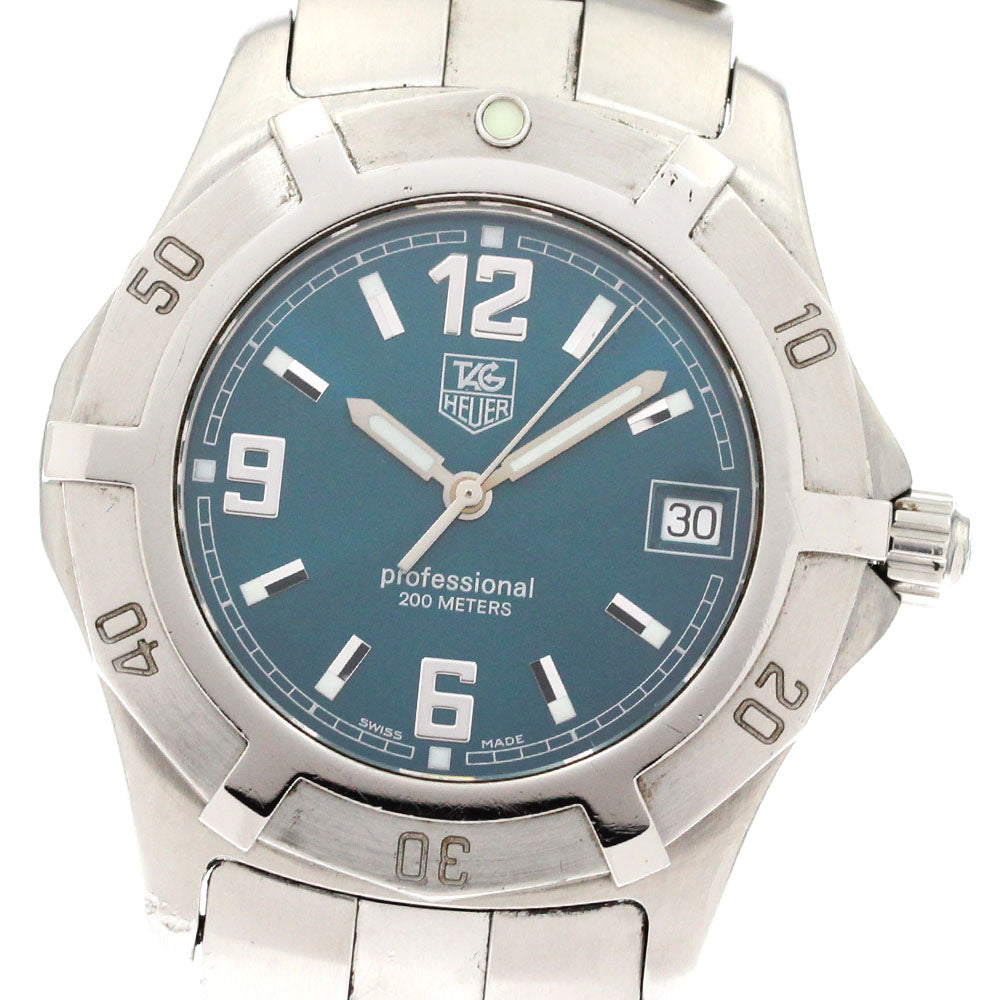 TAG HEUER Exclusive WN1115 Date green Dial Quartz Men's Watch_866285